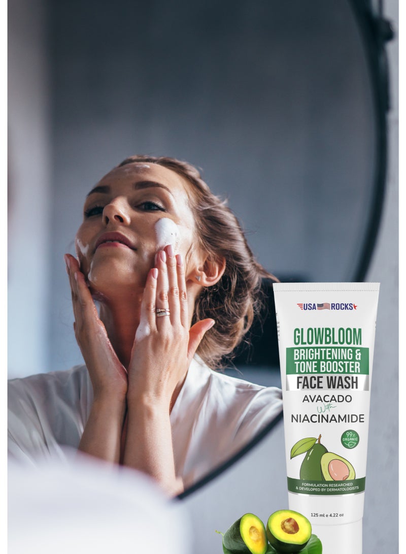 USA ROCKS Facewash - Avocado & Niacinamide - Image 2